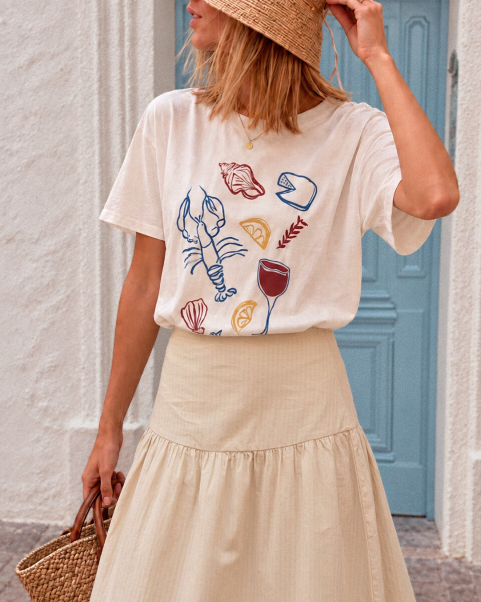 REMERA RENI - Blanco 