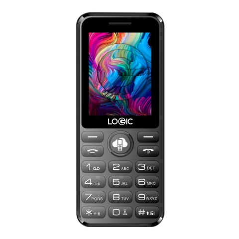 Logic C10l Adulto Mayor Cámara Bluethoot Redes Sociales CEL LOGIC C10L 24MB ROM/16MB RAM NEGRO