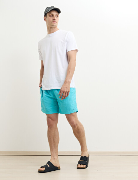 450401 SHORT HARRINGTON LABEL Turquesa