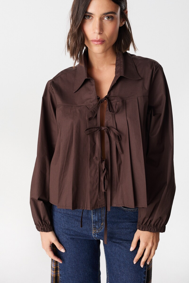 Blusa Plume - Chocolate 