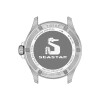 Reloj Tissot T1208521705100 Seastar 1000 Quartz GMT para hombre de silicona Negro