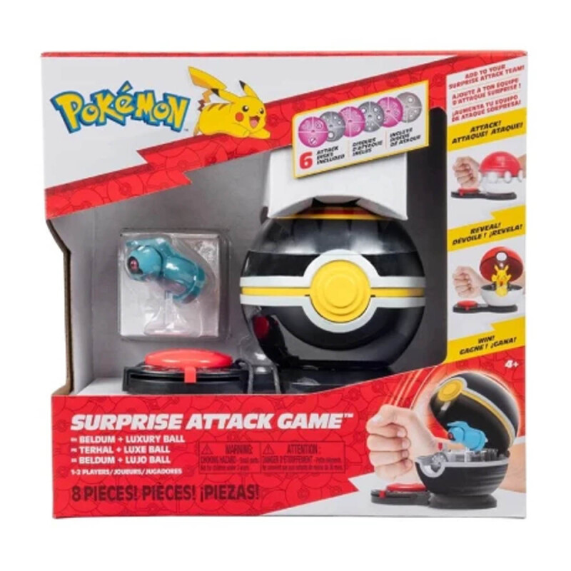 Poké Ball Surprise Attack Game Pokémon Beldum + Luxury Ball