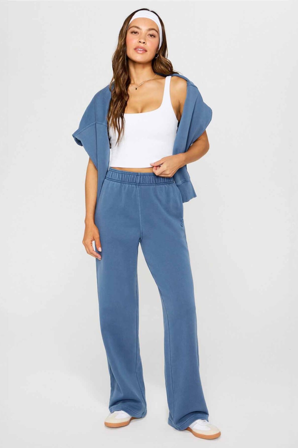 Top PureLuxe Built-In Bra Mujer Classic White