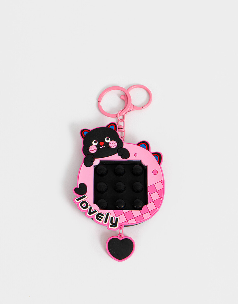 Llavero Y Charm Pop It Gatito 