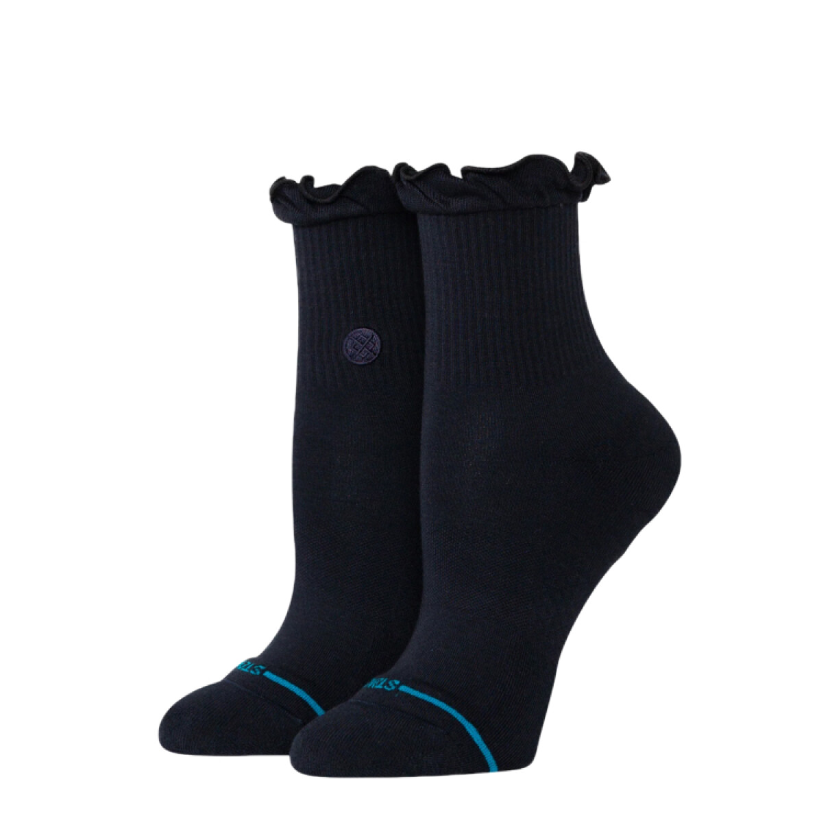 Medias Stance Ruffle Icon Quarter - Negro 