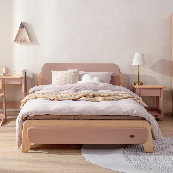 CAMA INFANTIL BARBAPAPA Rosa - 2 PLAZAS