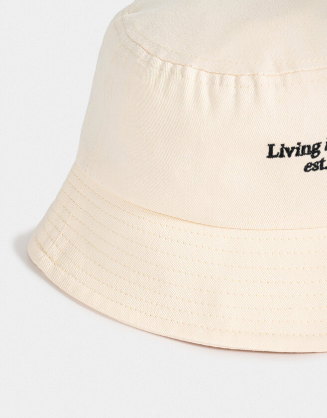 Sombreros Denim Blanco Crudo