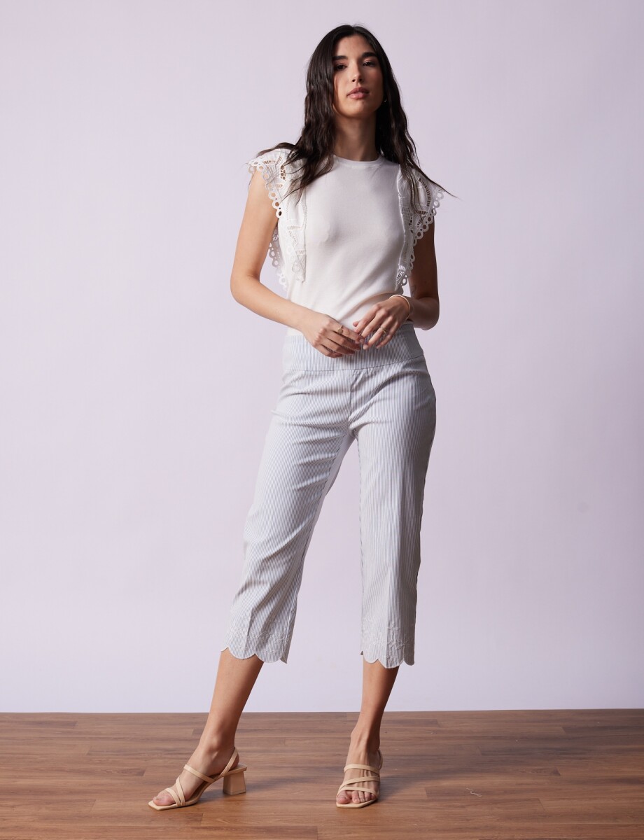 Capri Bordado - Celeste/multi 