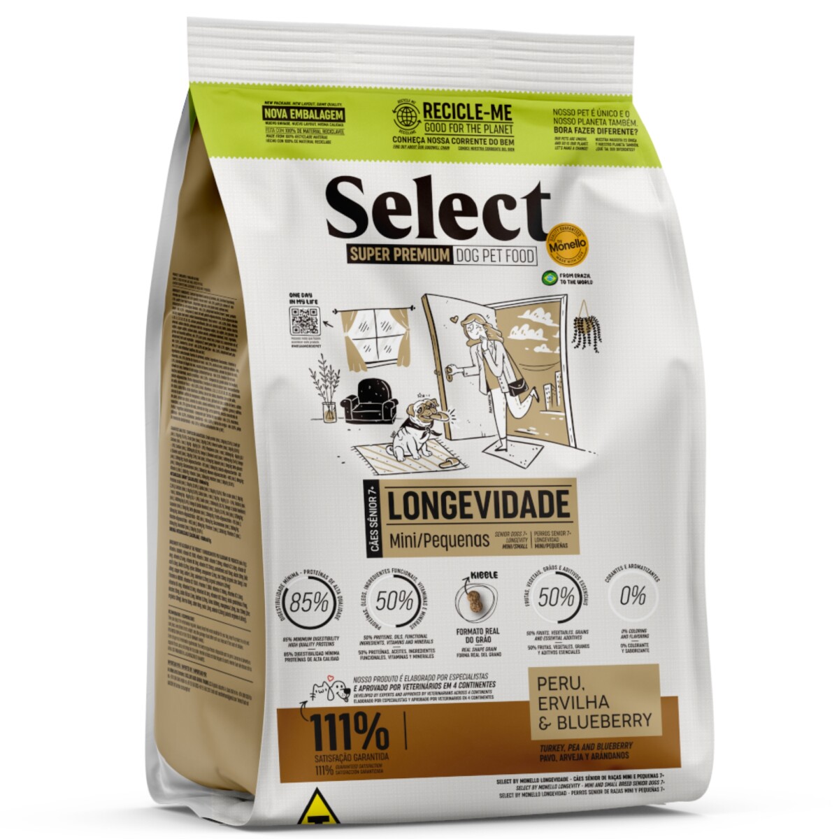 Select Senior Longevidad Raza Mini Y Peq + 7 Años 2 Kgs 