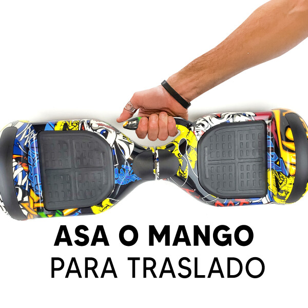 Skate Eléctrico Hoverboard 6.5" SKATE 6.5 PL DISEÇ?O 45 CALAVERA 2