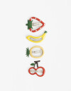 Horquillas Set Frutas Set De Hebillas Tic Tac - Combinacion Multicolor