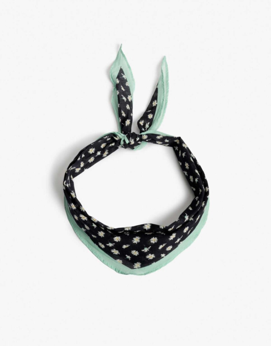 Pañuelo Triangular Margaritas - Combinacion Multicolor 