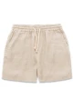 HEAVY LINEN SHORTS Crema