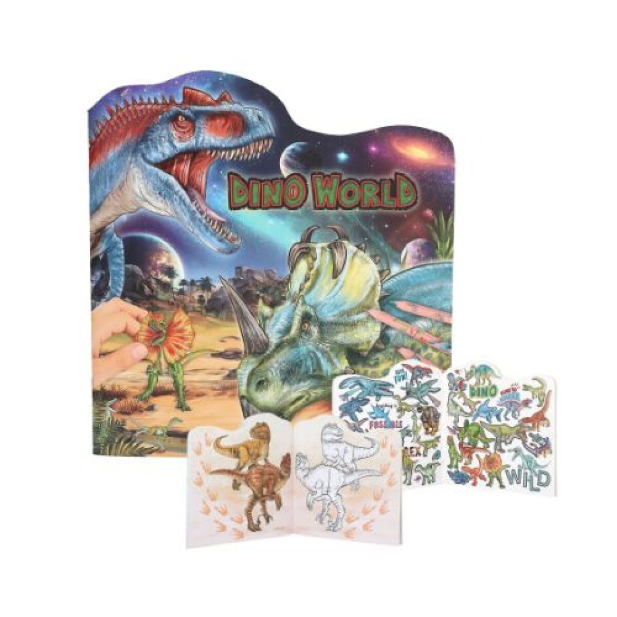 Dino World libro de colorear - Dino World Libro De Colorear 