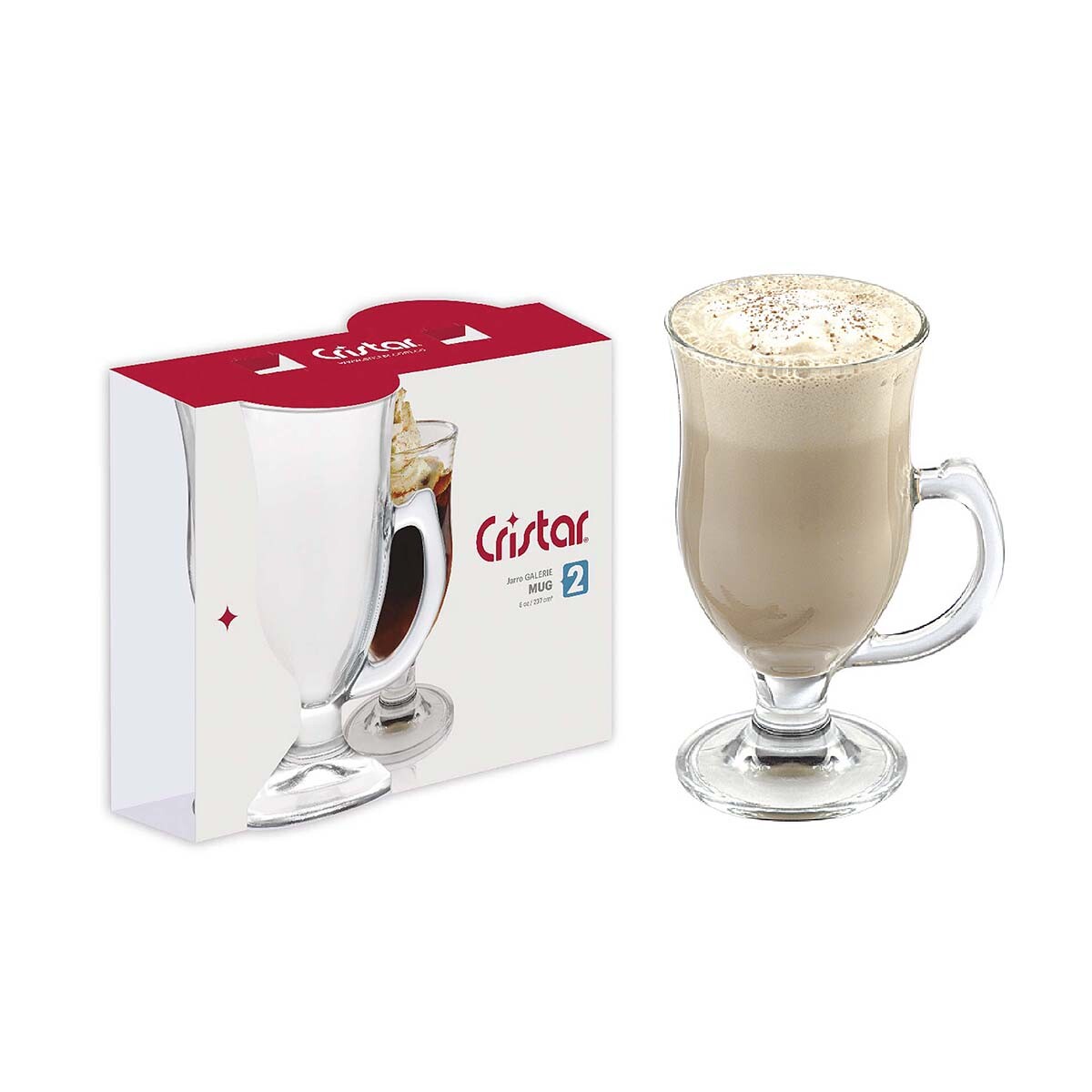 Set Jarros Galerie 220 ml x2 CRISTAR 