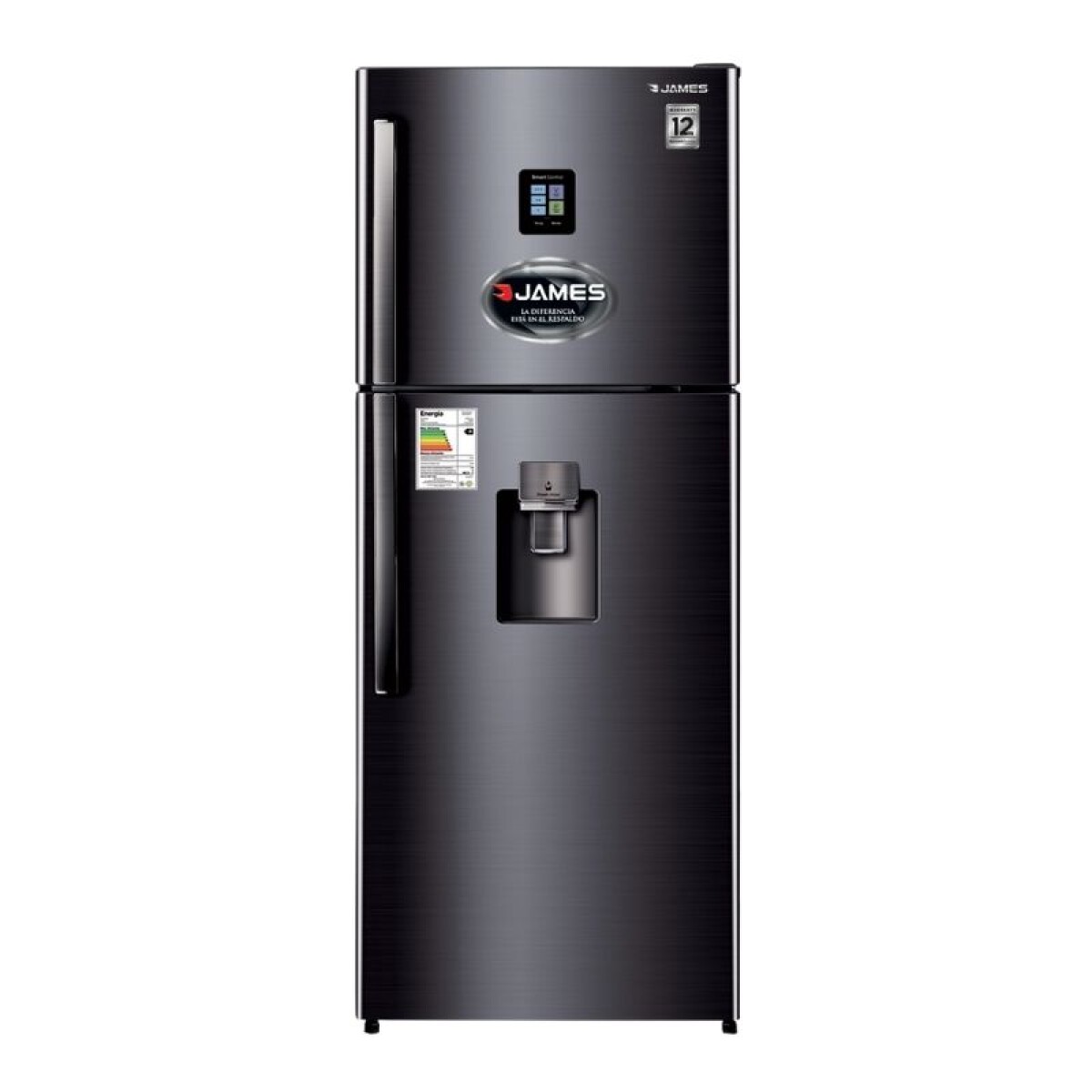 REFRIGERADOR JAMES FRIO SECO J621 NEGRO INOX 