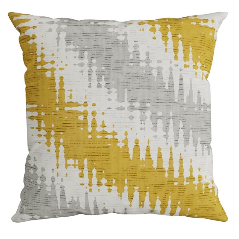 Funda de almohadones lisa 43 x 43 cm RAYAS MOSTAZA