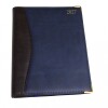 AGENDA ABEZETA 201 CLASICA DEL AÑO TAPA COSIDA SEMANA A LA VISTA TAPA MARRON Y AZUL