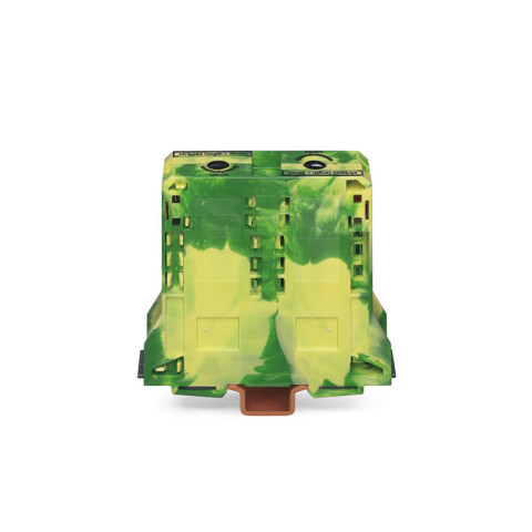 Borne de tierra p/riel 25 a 95mm² verde/amarillo WG1023