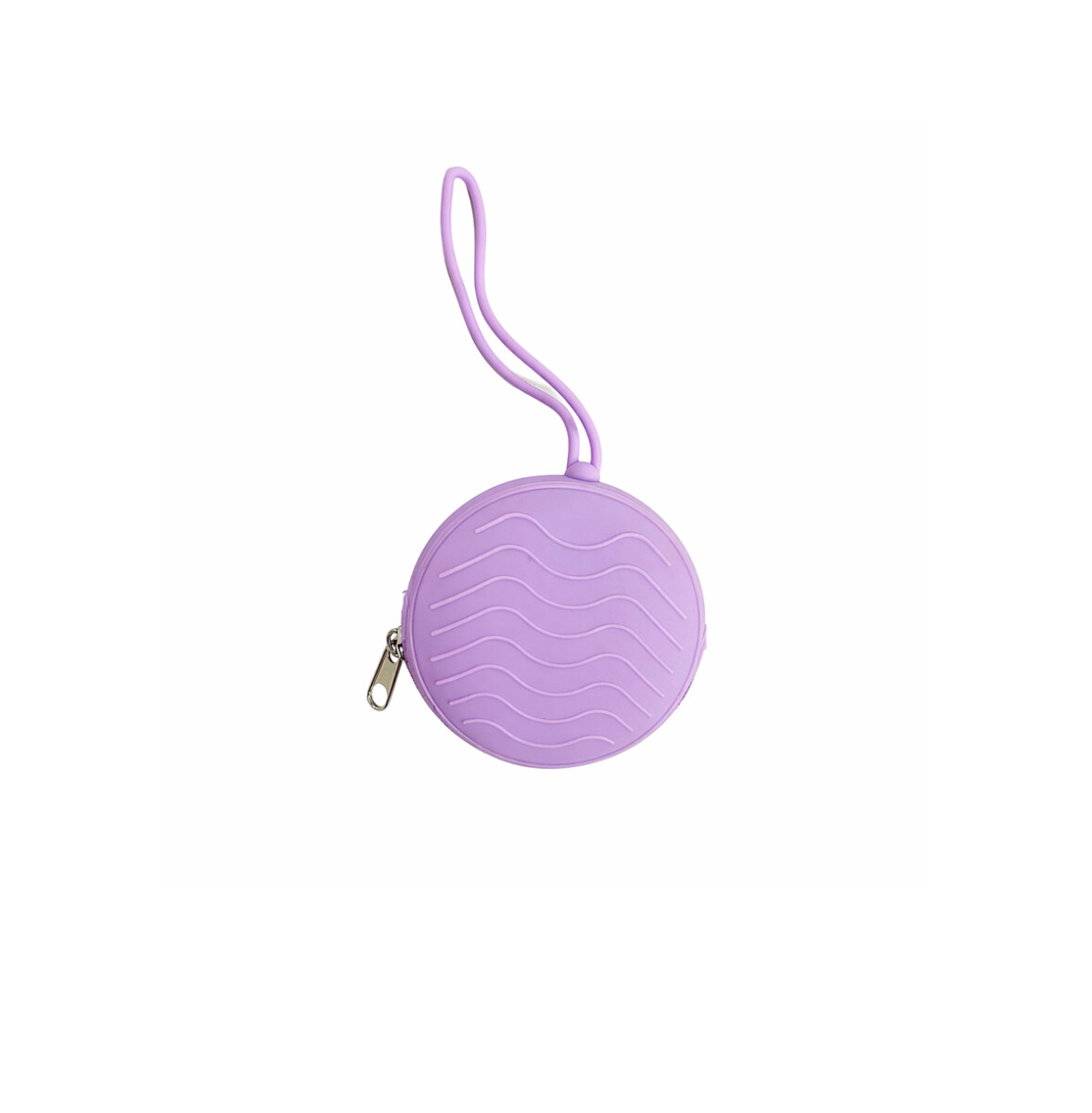 Monedero silicona con colgante - Violeta 