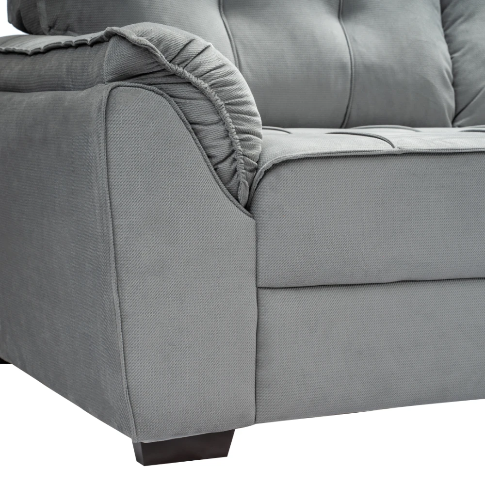Sillón 2 Cuerpos Montana - Alcohol clean Gris