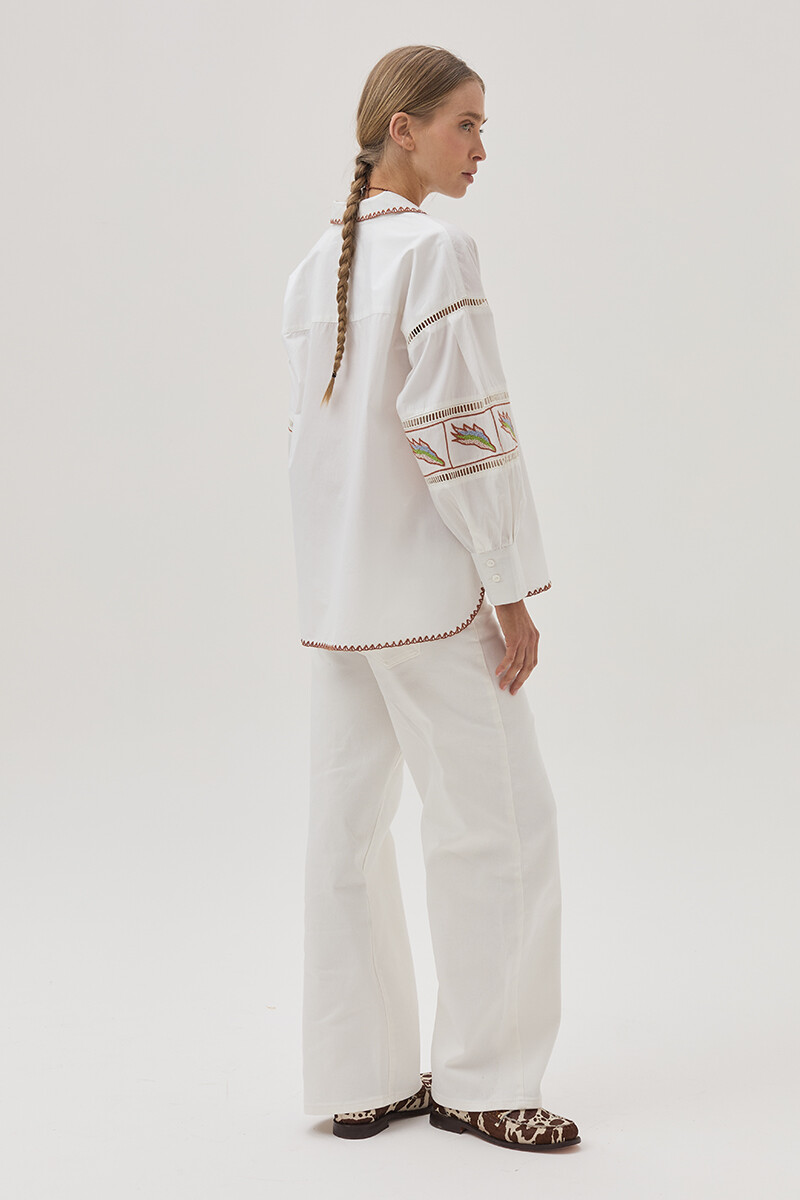 Camisa Fleur Blanco