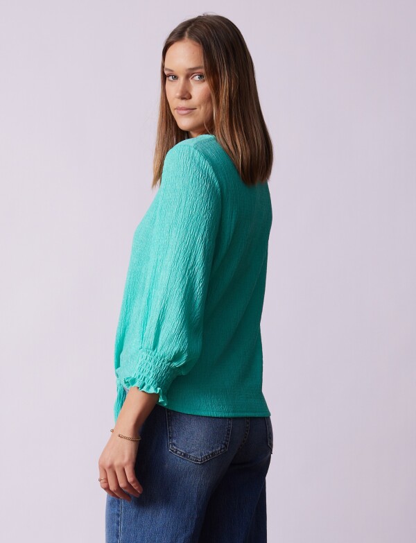 Blusa Nudo VERDE AGUA