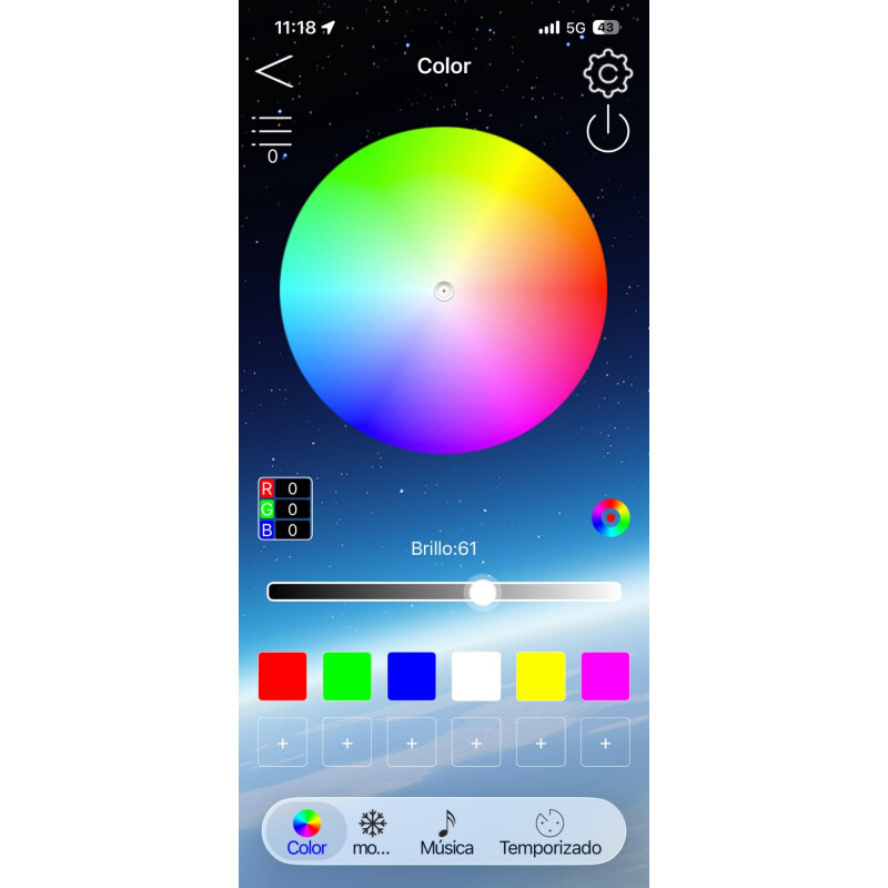 Kit Manguera Luces Neon Led Rgb Flexible - Usb + App 10 Metros