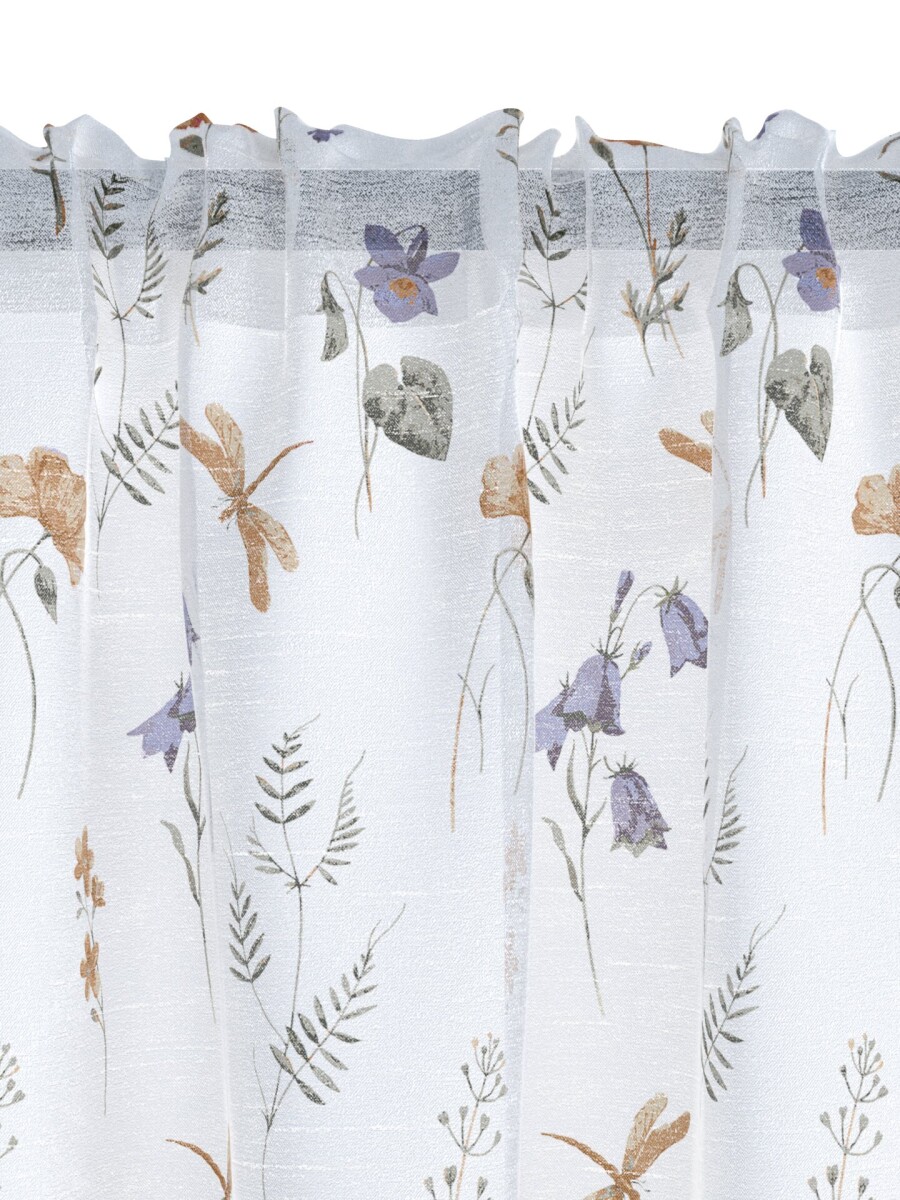 Cortina SILJAN 1x140x300 flores - Estampado 