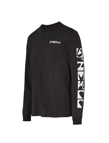 Remera O'Neill Cedar · Manga Larga Negro