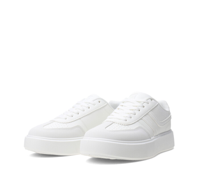 Championes de Mujer Miss Carol KOREL acordonado Blanco