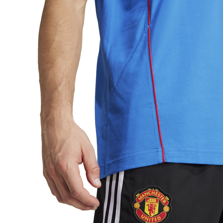 Remera de Hombre Adidas Manchester United Azul - Rojo - Blanco