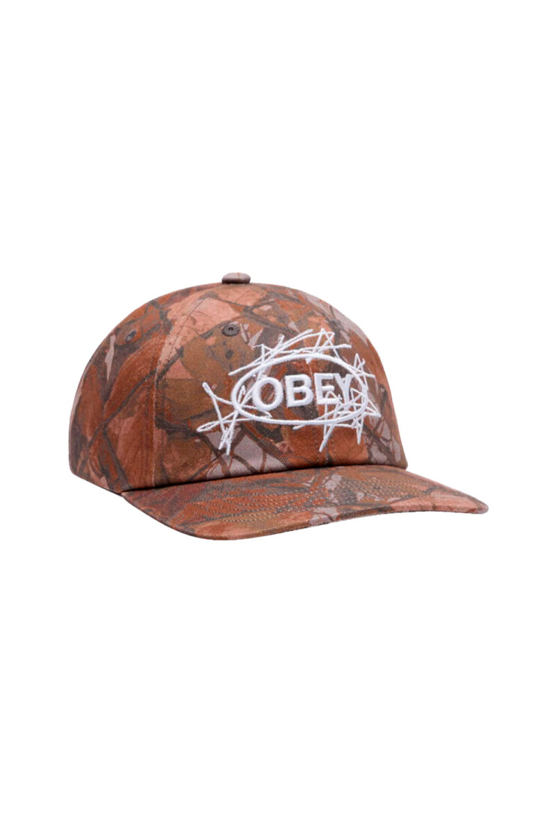 OBEY DUSTER 6 PANEL VELCRO BK Multicolor