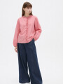 Camisa Stacie Rosa Oscuro