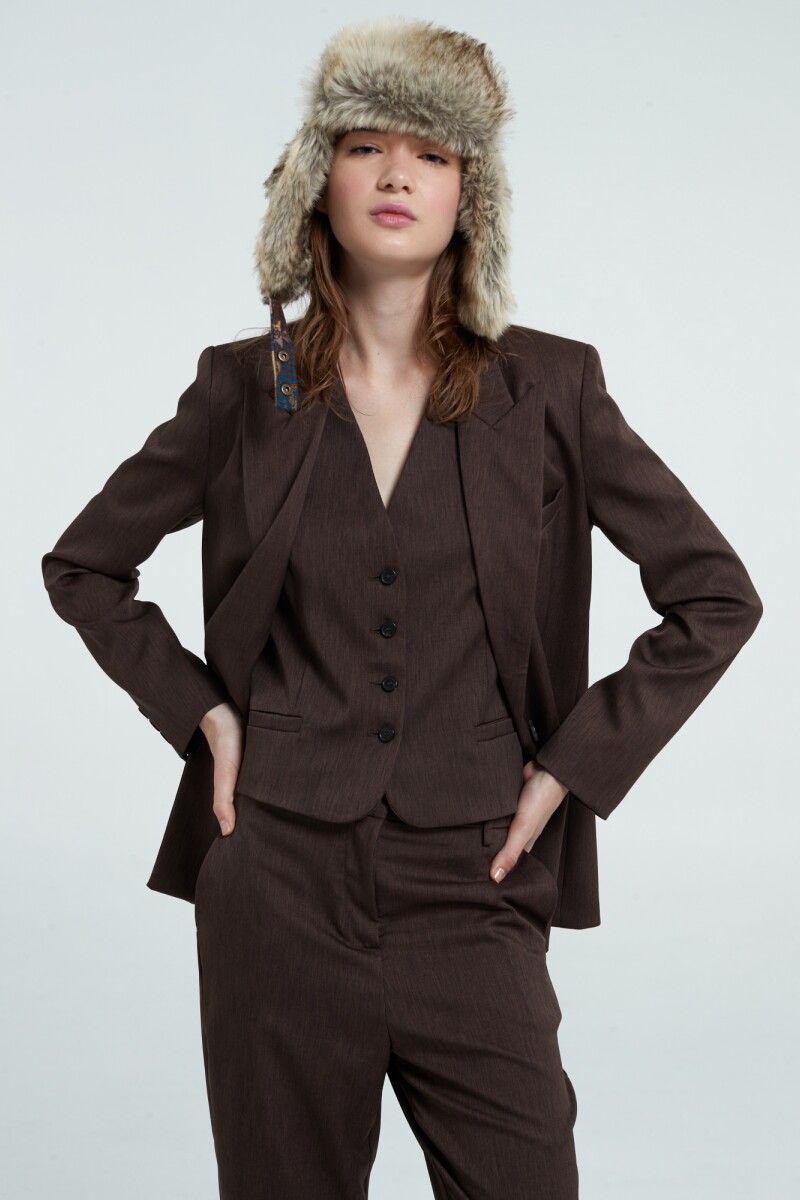 CHAQUETA Marron