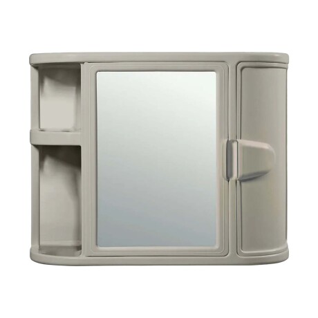 Botiquines Para Baño Con Espejo Gabinete Plastico Hts Taupe