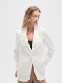 Blazer Flok Marfil / Off White