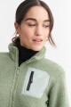 Campera en corderito VERDE