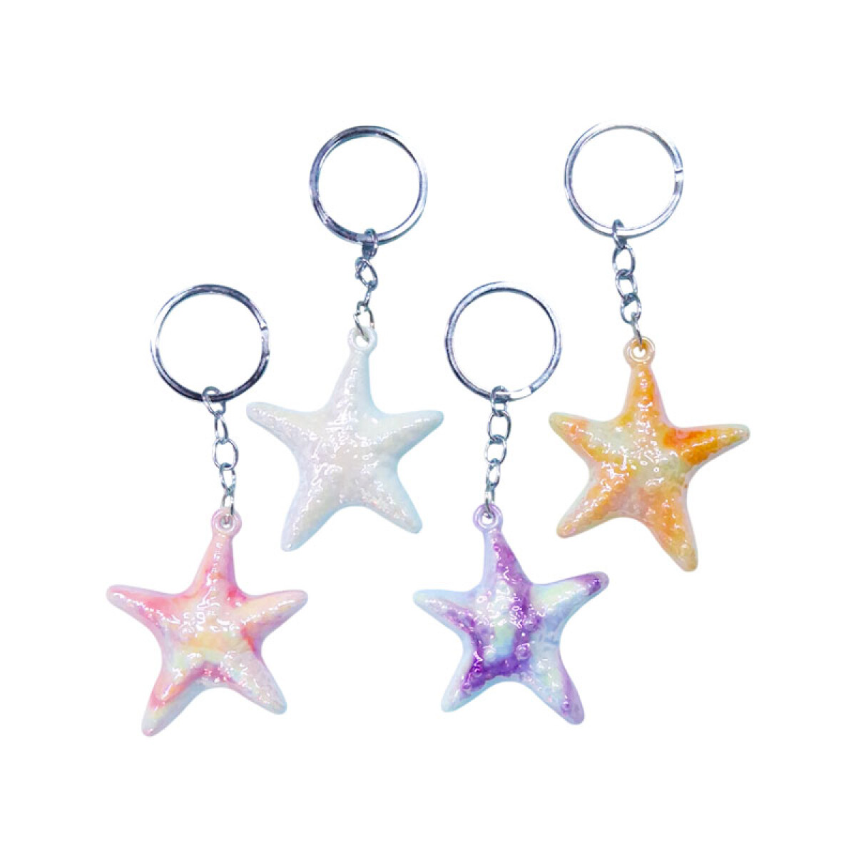 Llavero con forma de estrella - Llavero Con Forma De Estrella 