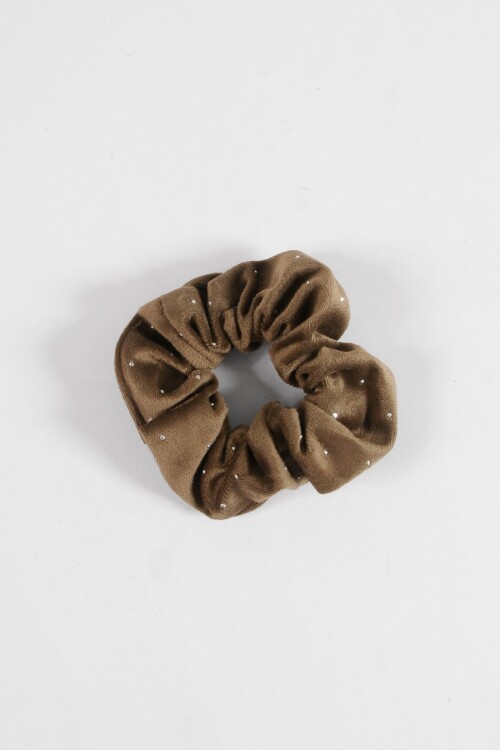 Gomita de pelo con strass multicolor