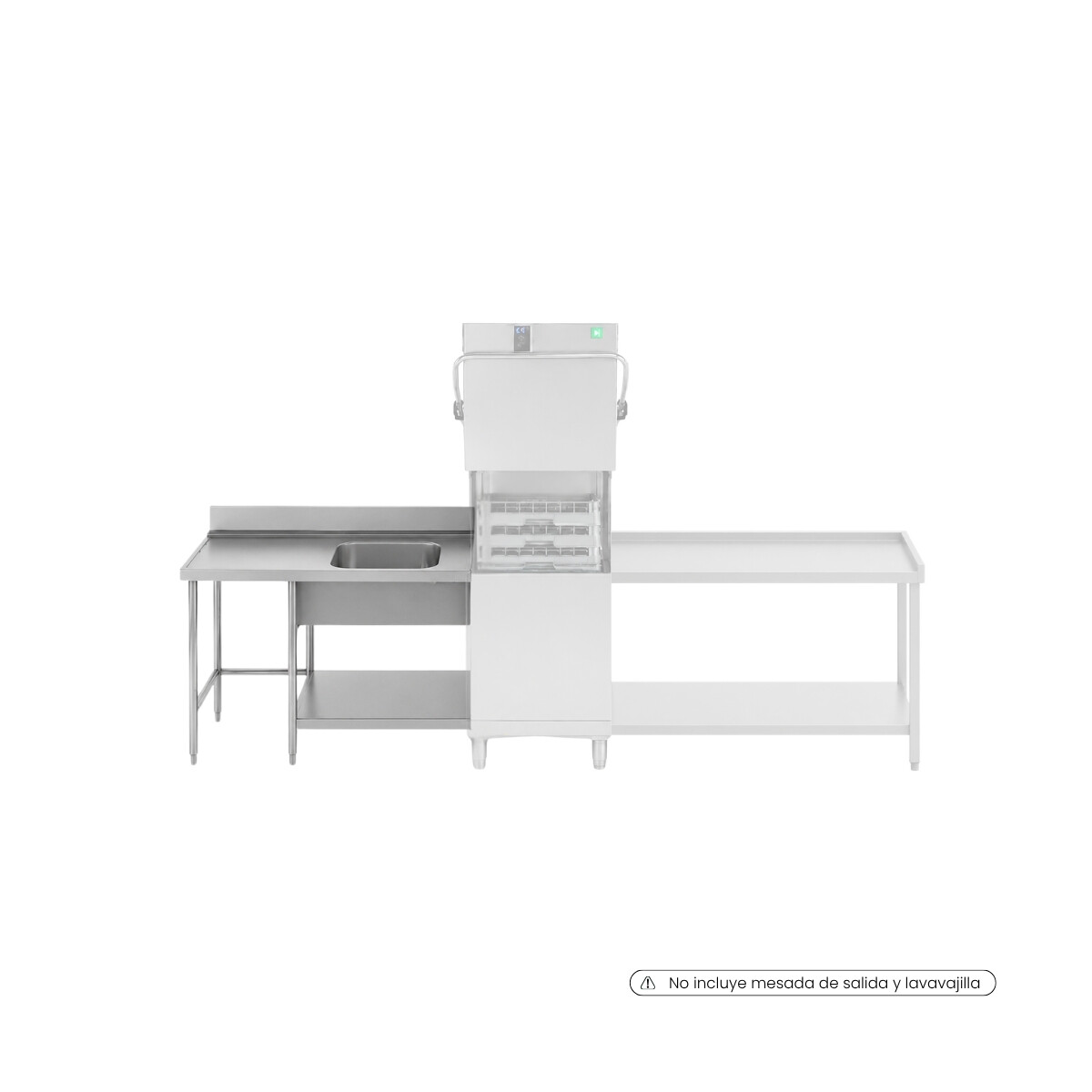 Mesada de Entrada con Pileta 120 x 76 x 85 cm 