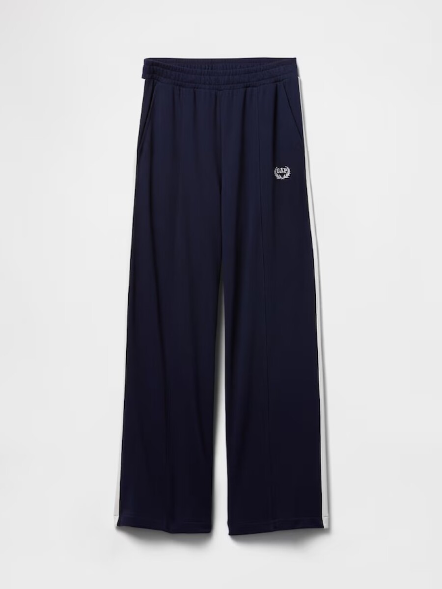 Pantalón Deportivo Logo Gap Sin Felpa Mujer - Navy Uniform 