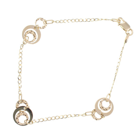 Pulsera Luna de oro amarillo 18k Pulsera Luna de oro amarillo 18k