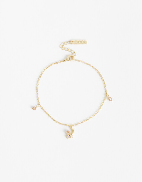 Pulseras Flexibles Cubic zirconia Pulsera Flexible Charm Cubic Dorado - Dorado