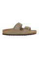 Sandalia Arizona Soft Footbed Suede Leather - Estrecho Taupe