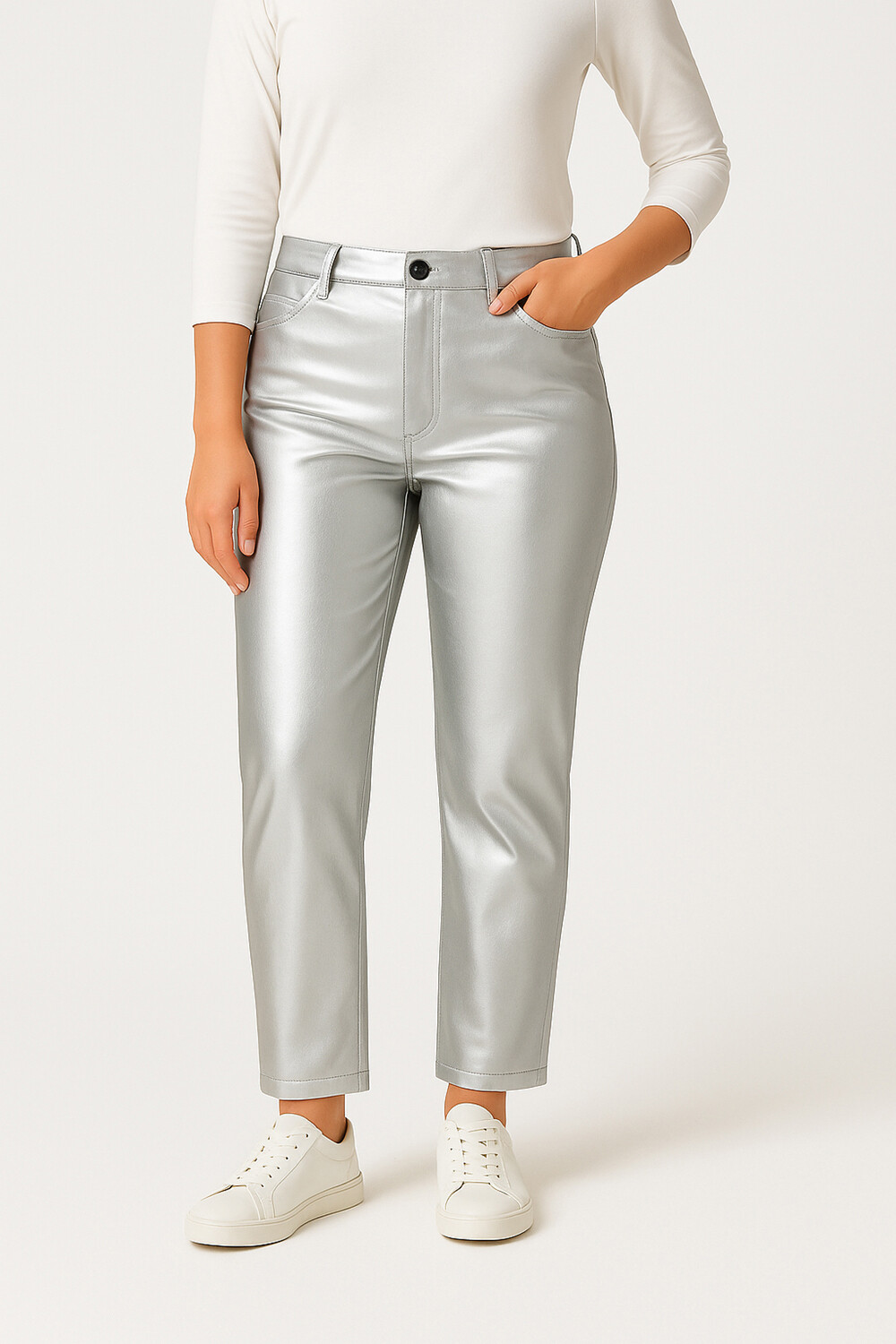 Pantalon Tilo Plateado