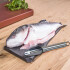 Rallador de escamas de pescado acero inoxidable 20cm Rallador De Escamas De Pescado Acero Inoxidable 20cm