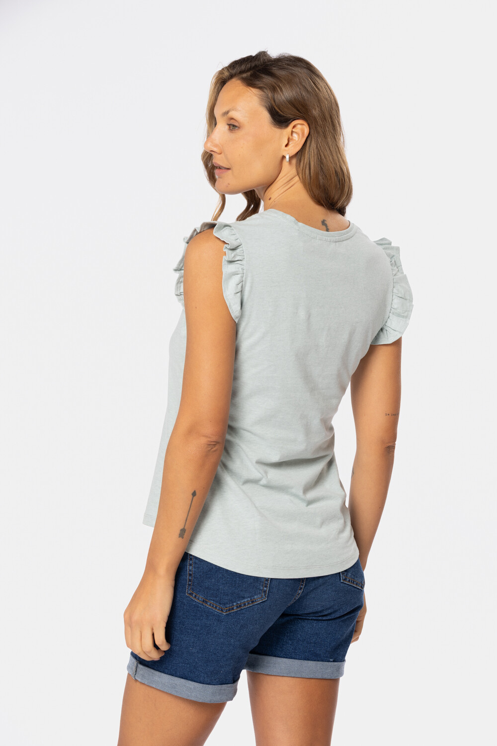 REMERA LISA Verde