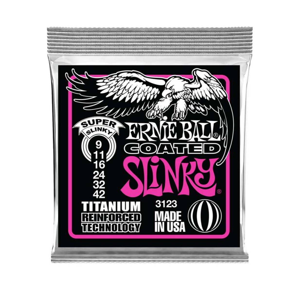 Encordado Eléctrica Ernie Ball - Coated Super .009 