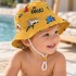 Gorro verano ASH mostaza dinos